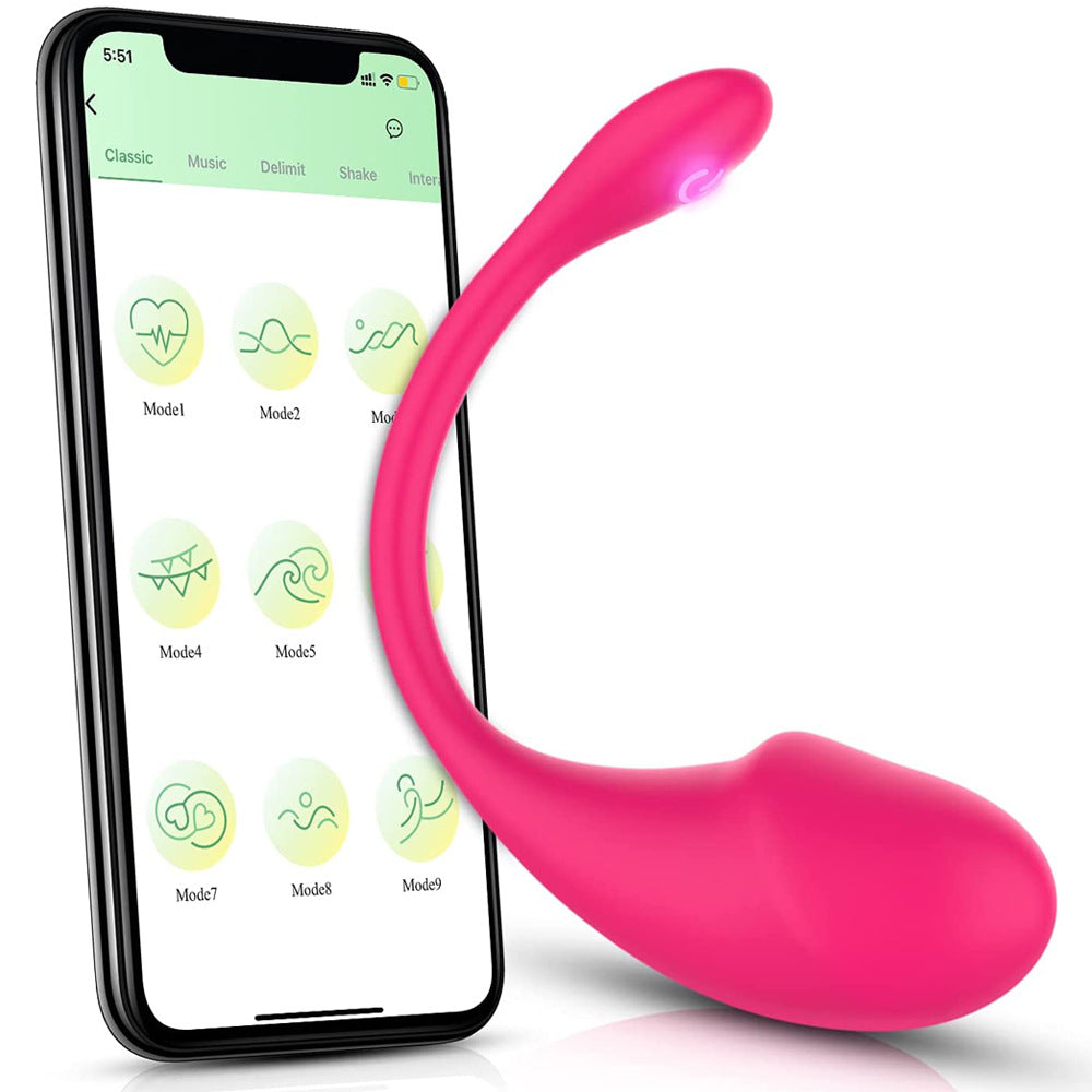 【APP Application】Wholesale of adult products manufacturers, charging APP simulation tadpole jumping egg female masturbator,