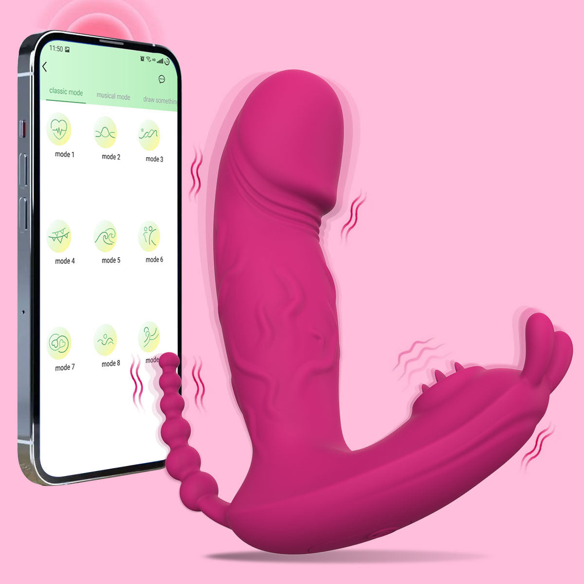 【APP Application】Adult sex toys APP remote wear remote control vibration jumping egg wear vibration masturbator foreign trade batch delivery