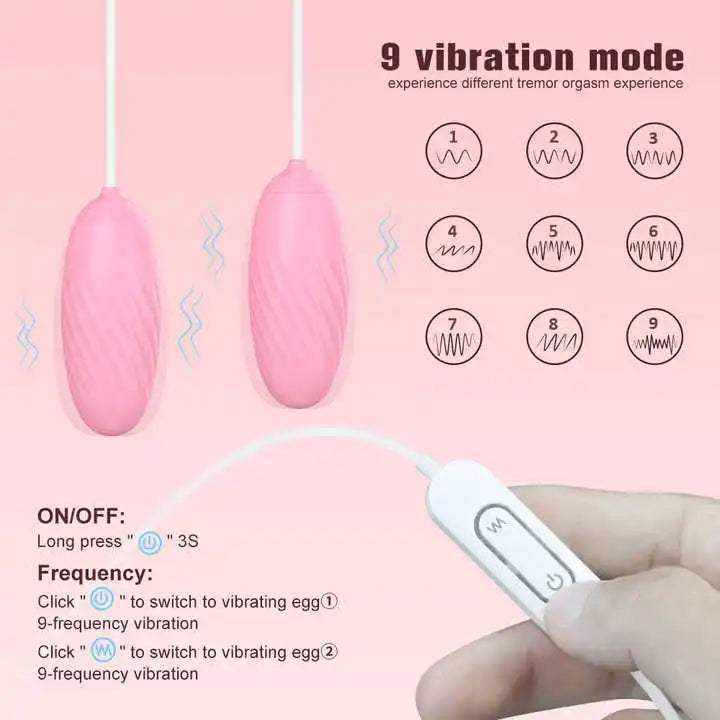 9 Speed Vibrators Stimulator Clitoris Massager Sex Toys Women Vagina Balls Sex Products Masturbation Couples Vibrator Egg Toy