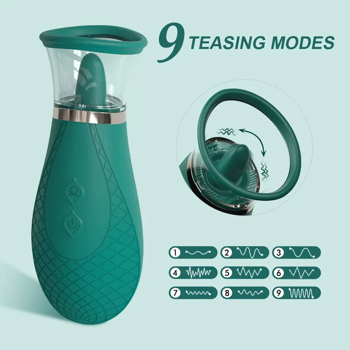 9 Modes Vibrator Stimulator Clitoris Massager Sex Toys Women Vagina Licking And Sucking Masturbation Vibration Sex Products