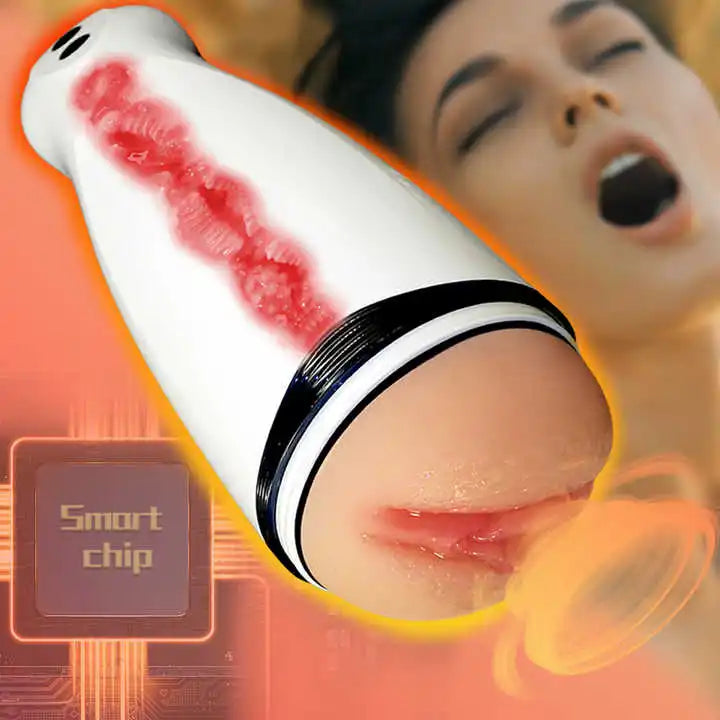 Male Telescopic Rotating Masturbator Automatic Capsule Auto Sucking Telescopic Aircraft Cup Piston Sex Products Man's Vibrators