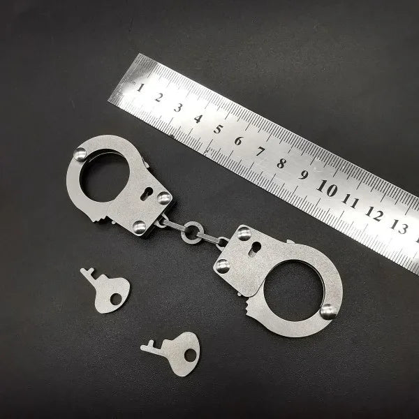 Key Chain Thumb Lock Buckle Toe Lock Buckle SM Bondage Handcuffs Adult Games Sex Toys For Couple Stainless Steel Erotic Products