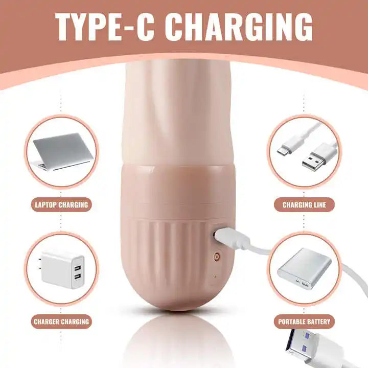 Masturbation Cup Male Telescopic Rotating Masturbator Capsule Auto Sucking Aircraft Cup Piston Sex Products for Man's Vibrators