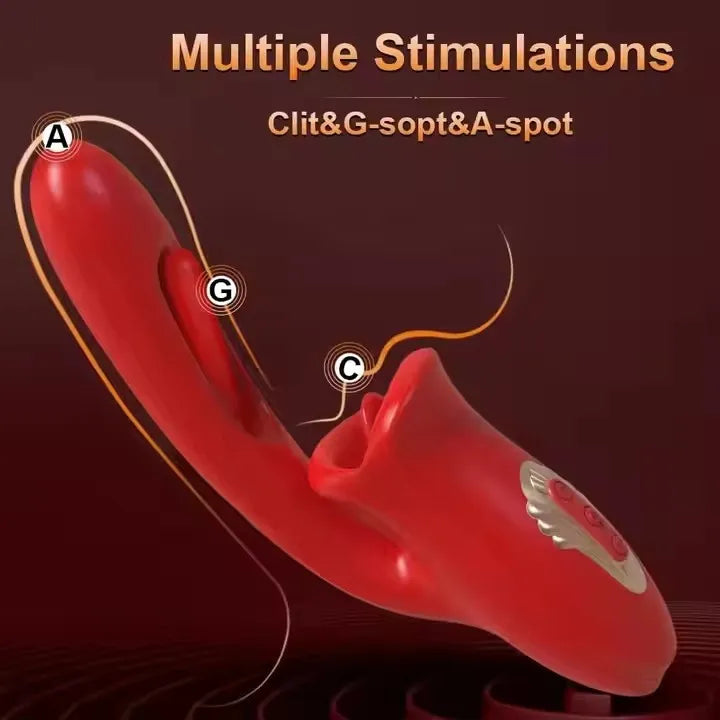 Vibrators Stimulator Clitoris Massager Sex Toys Female Vagina Sex Products Licking And Sucking Rose Masturbation Toy G Spot