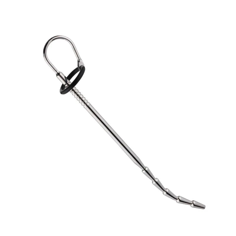 【Ejaculation Delay Toy】Sex products Horse's eye Long metal urethra plug stick dilator Scimitar Comrade alternative toys