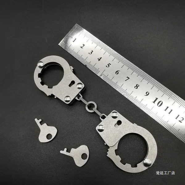 Key Chain Thumb Lock Buckle Toe Lock Buckle SM Bondage Handcuffs Adult Games Sex Toys For Couple Stainless Steel Erotic Products