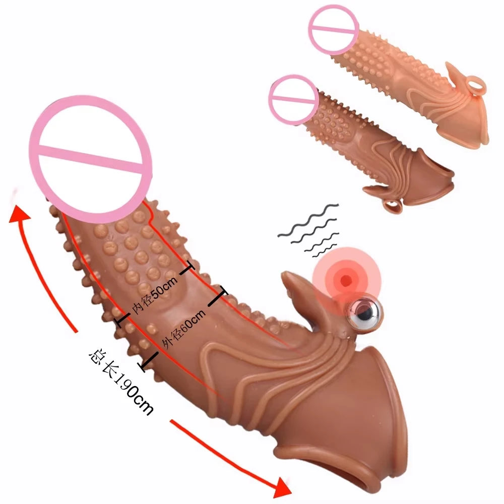 Masturbation Cup Life Adult Sex Products Vibration Condom Penis Cover Toys Soft Cup for Men Masturbator Male Contraceptives