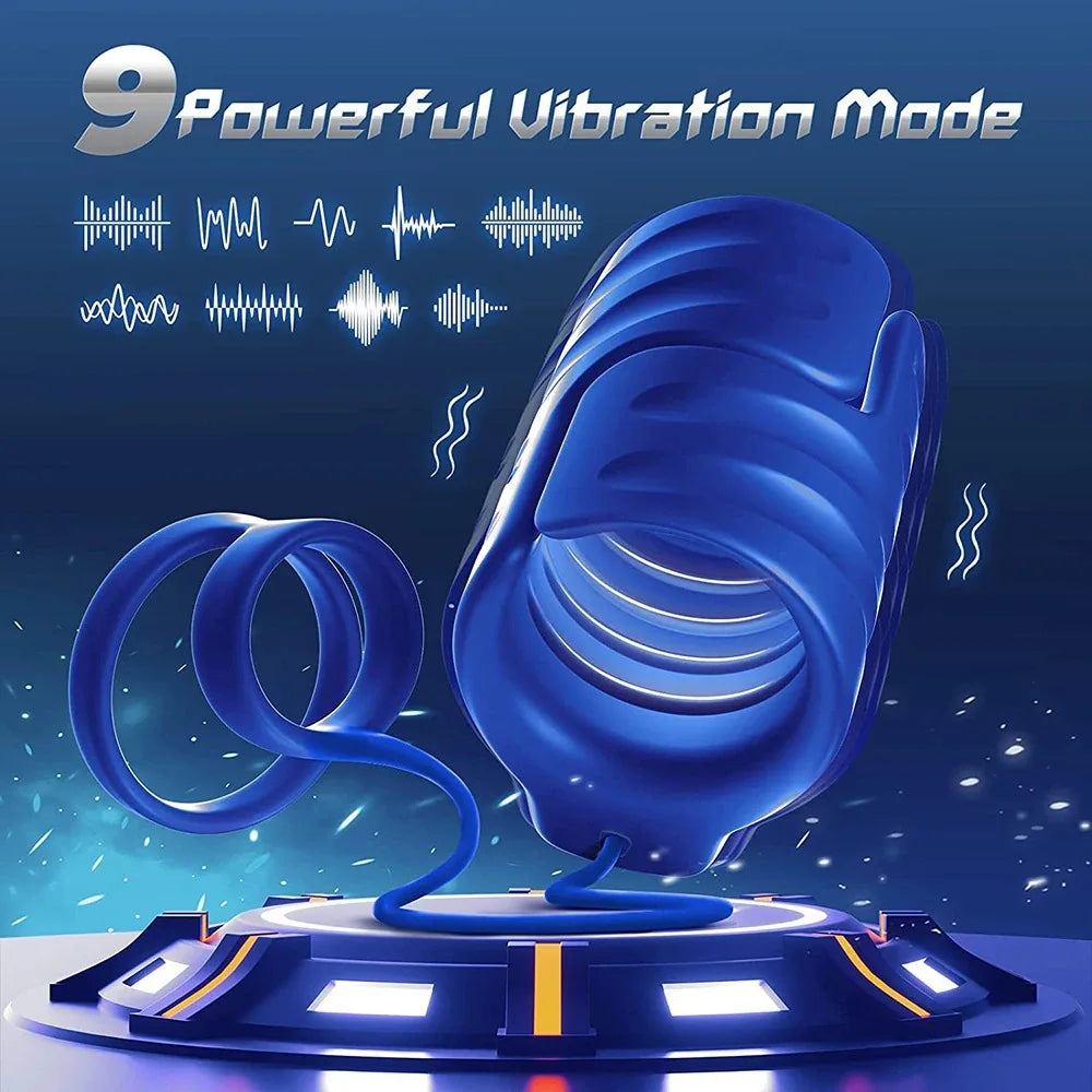 Masturbation Cup Male Telescopic Rotating Masturbator Capsule Auto Sucking Aircraft Cup Piston Sex Products for Man's Vibrators