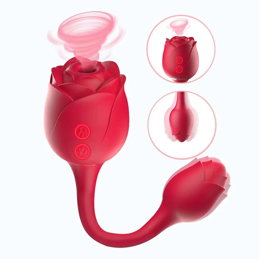 9 Speed Vibrators Stimulator Clitoris Massager Sex Toys Women Vagina Suck Sex Products Licking And Sucking Rose Masturbation Toy