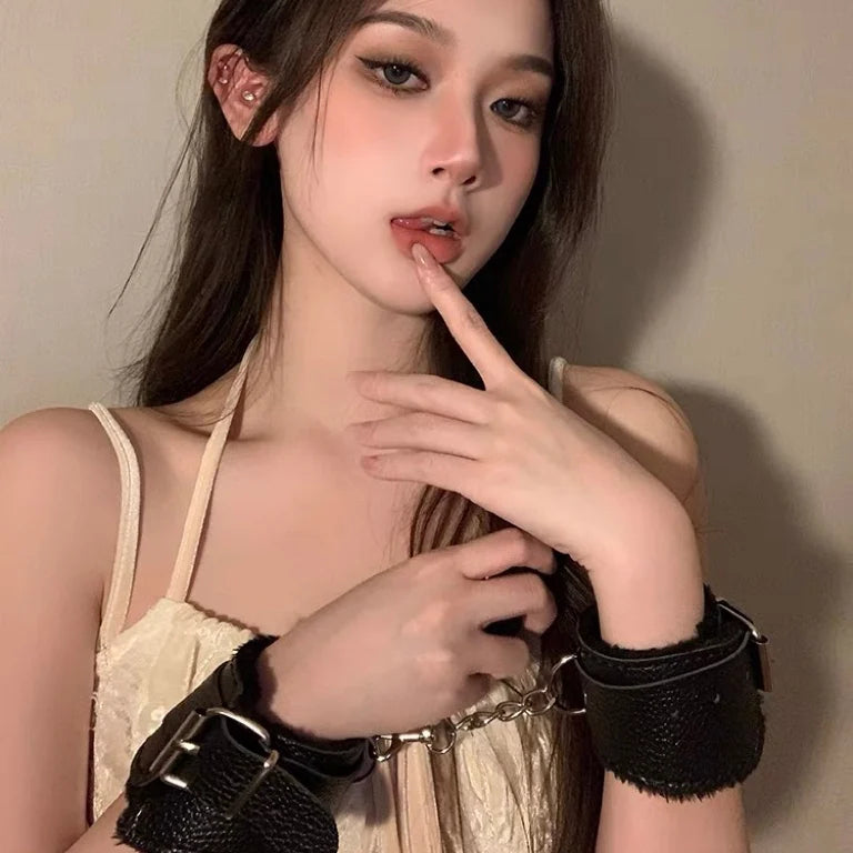 منتجات SM، أصفاد، ألعاب جنسية للبالغين، أصفاد لليدين للزوجين، منتجات مثيرة، أصفاد للكاحل والقدم قابلة للتعديل