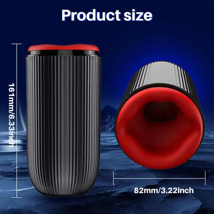 Masturbation Cup Male Telescopic Rotating Masturbator Capsule Auto Sucking Aircraft Cup Piston Sex Products for Man's Vibrators
