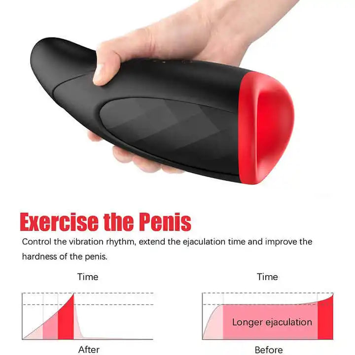 10 Mode Masturbation Cup Male Telescopic Masturbator Automatic Capsule Sucking Aircraft Cup Piston Sex Products Man's Vibrators