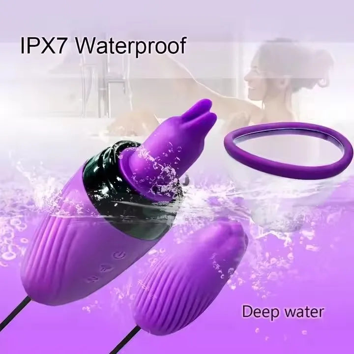 Massager Sucking Vibrator Ball Oral Stimulator Clitoris Massager Sex Toys G Spot for Women Vagina Suck Telescopic Sex Products