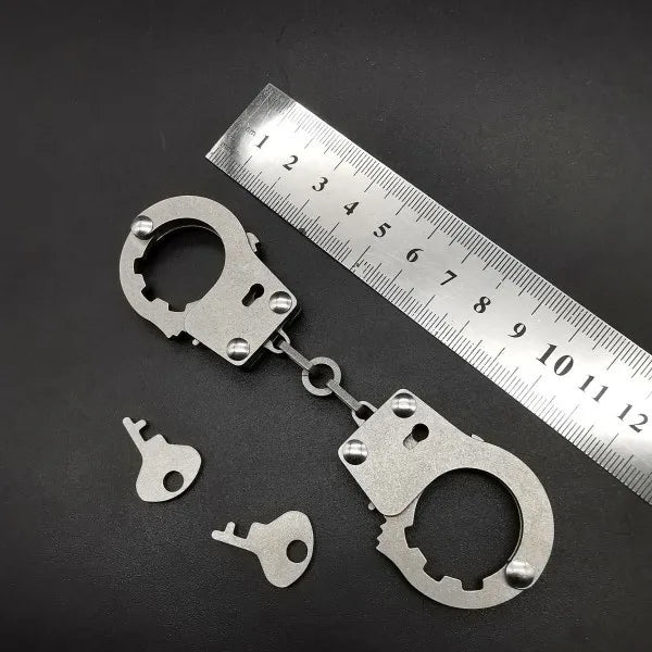 Key Chain Thumb Lock Buckle Toe Lock Buckle SM Bondage Handcuffs Adult Games Sex Toys For Couple Stainless Steel Erotic Products