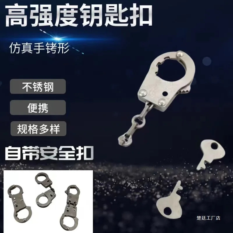 Key Chain Thumb Lock Buckle Toe Lock Buckle SM Bondage Handcuffs Adult Games Sex Toys For Couple Stainless Steel Erotic Products