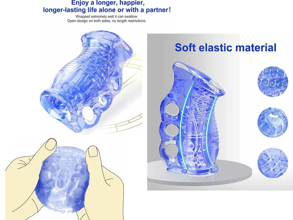 Masturbation Cup Adult Sex in Anal Male Piston Sex Product Vibration Penis Cover Toys Soft Airplane Cup for Men Masturbator