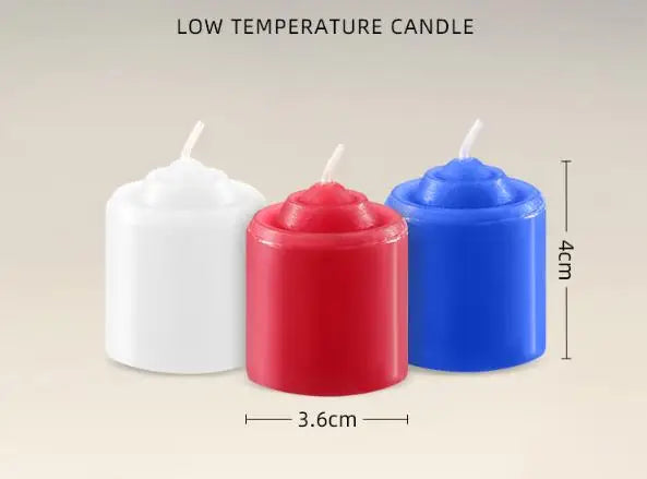 2pcs Massage Candles Adult Toys Sex Product Irritate Skin Flirt Create an Atmosphere Low Ignition Point Candle Couples Tease