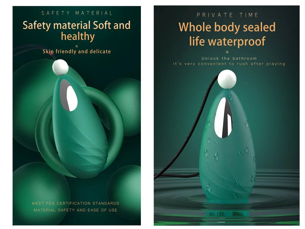 Vibrators Stimulator Clitoris Chest Massager Sex Toys Women Vagina Egg Sex Products Necklace Style Masturbation Couples Toy
