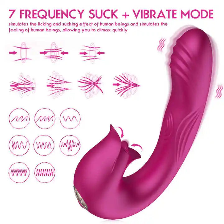 7 Speed Vibrator Stimulator Clitoris Massager Sex Toys Sucking G Spot Women Vagina Sex Game Products Masturbation Vibration