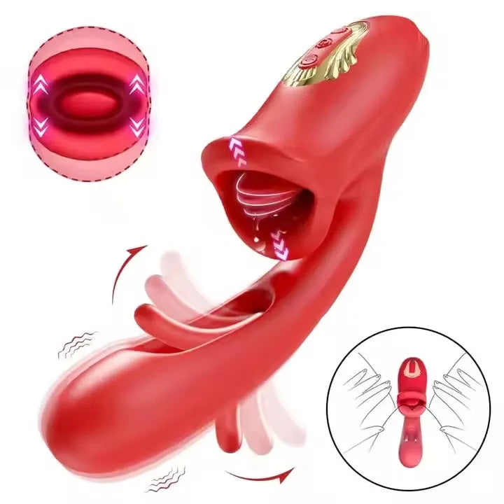 Vibrators Stimulator Clitoris Massager Sex Toys Female Vagina Sex Products Licking And Sucking Rose Masturbation Toy G Spot