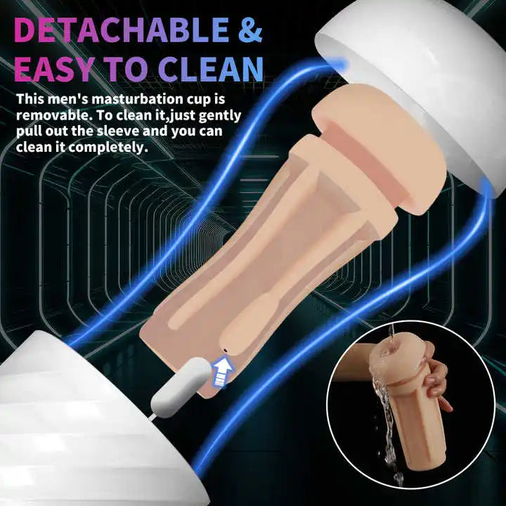 Male Telescopic Rotating Masturbator Automatic Capsule Auto Sucking Telescopic Aircraft Cup Piston Sex Products Man's Vibrators