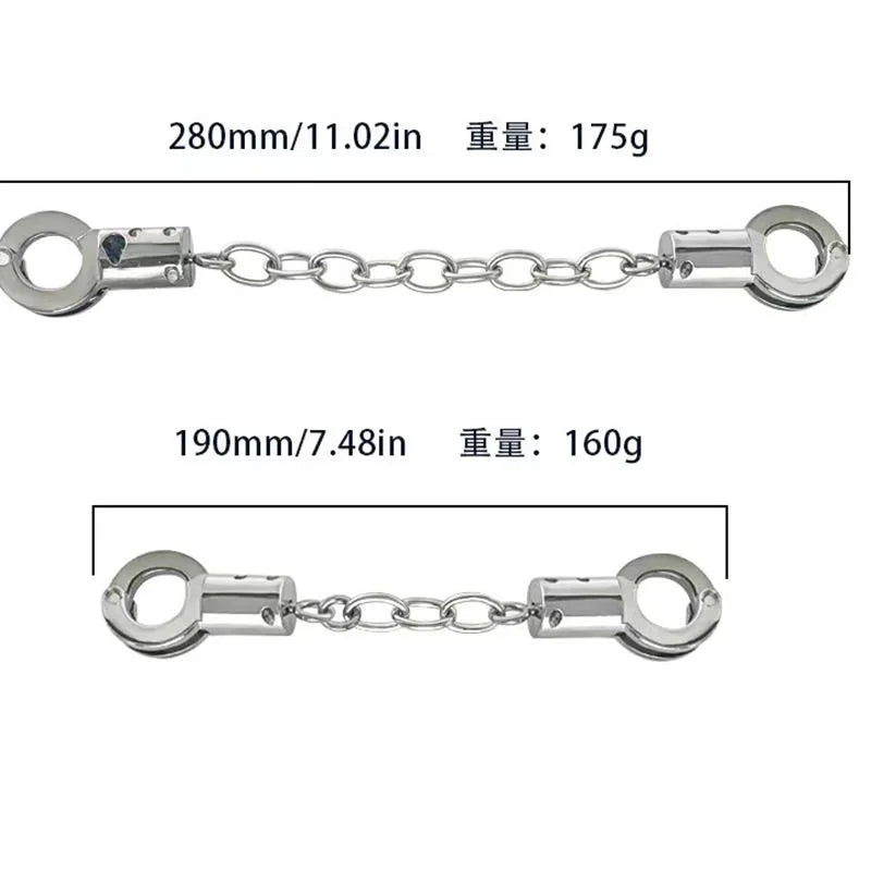 Thumb lock buckle Toe lock buckle SM Bondage Handcuffs Adult Games Chastity Sex Toys For Couple Role-playing Erotic Products