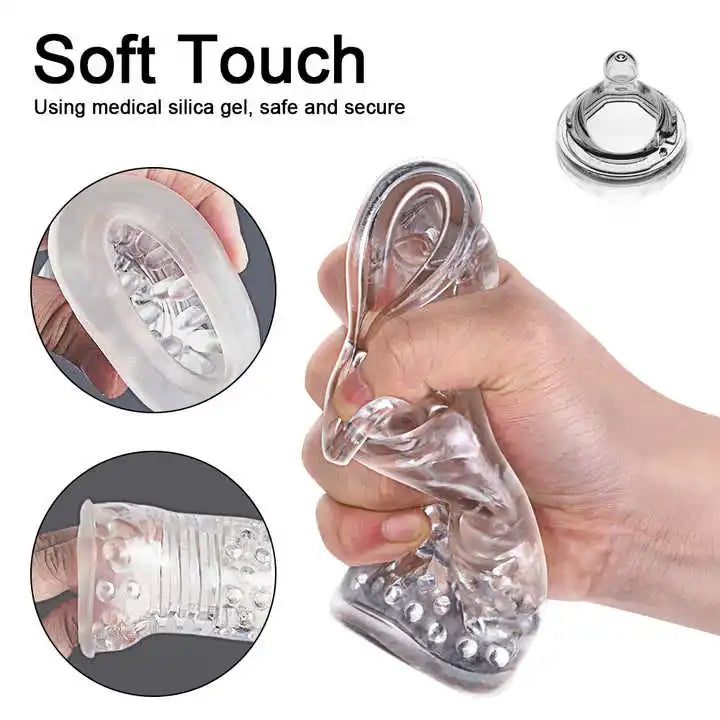 Masturbation Cup Male Telescopic Rotating Masturbator Capsule Auto Sucking Aircraft Cup Piston Sex Products for Man's Vibrators