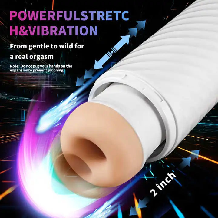 Male Telescopic Rotating Masturbator Automatic Capsule Auto Sucking Telescopic Aircraft Cup Piston Sex Products Man's Vibrators