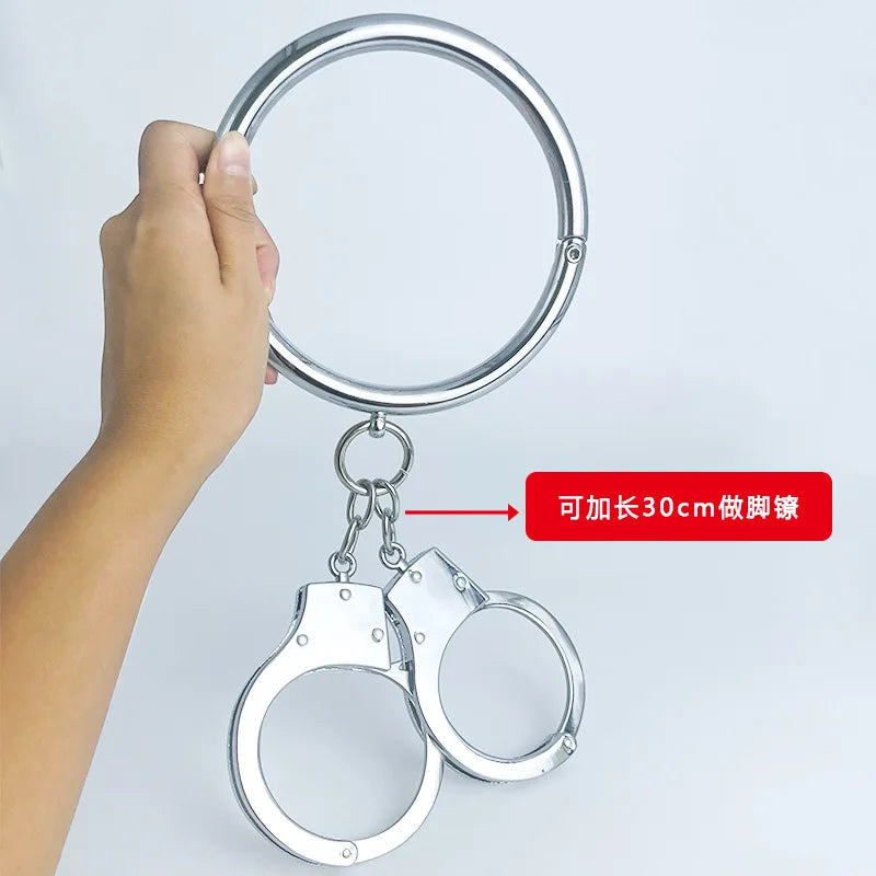 Hand Cuffs Thumb Lock Buckle Toe Lock Buckle SM Bondage Handcuffs Necklace Adult Game Sex Toys Couple Erotic Products Foot Cuffs