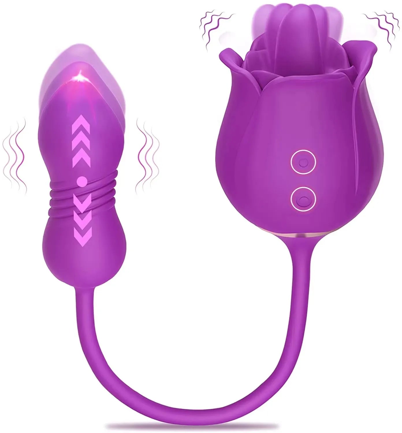 Vibrator Stimulator Clitoris Massager Sex Toys G Spot Women Vagina Suck Sex Products Sucking Clitoral Stimulation Rose Tongue
