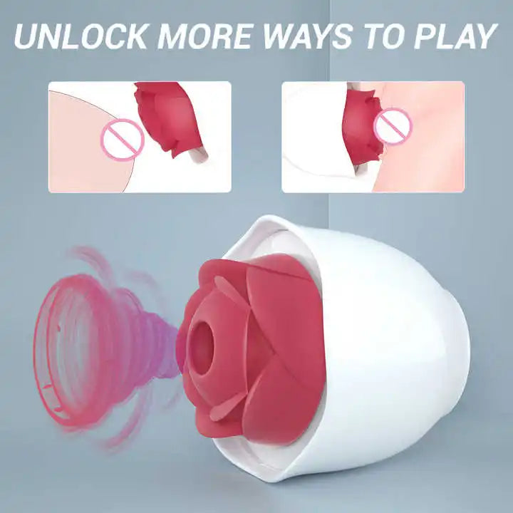 Vibrator Stimulator Clitoris Massager Sex Toys Women Vagina Licking And Sucking Rose Vibration Sex Products