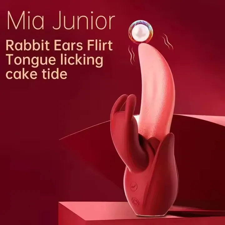 3 Speed Sucking Vibrator Ball Oral Stimulator Clitoris Massager Sex Toys for Women Vagina Sucking Telescopic Long Tongue Rose