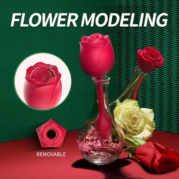 9 Speed Vibrators Stimulator Clitoris Massager Sex Toys Women Vagina Sex Products Licking And Sucking Rose Masturbation Toy