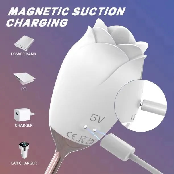9 Speed Vibrators Stimulator Clitoris Massager Sex Toys Women Vagina Suck Sex Products Licking And Sucking Rose Masturbation Toy