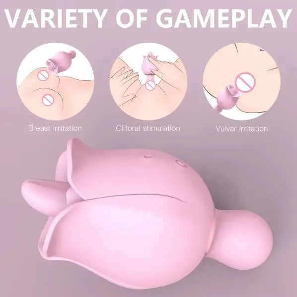 9 Speed Vibrators Stimulator Clitoris Massager Sex Toys Women Vagina Suck Sex Products Licking And Sucking Rose Masturbation Toy