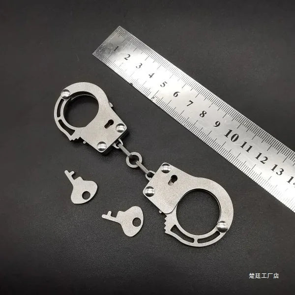 Key Chain Thumb Lock Buckle Toe Lock Buckle SM Bondage Handcuffs Adult Games Sex Toys For Couple Stainless Steel Erotic Products