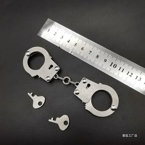 Key Chain Thumb Lock Buckle Toe Lock Buckle SM Bondage Handcuffs Adult Games Sex Toys For Couple Stainless Steel Erotic Products