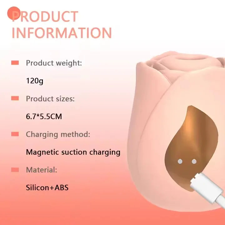 Sucking Vibrator Stimulator Clitoris Massager Sex Toys for Women Vagina Licking And Sucking Rose Vibration AV Sex Products