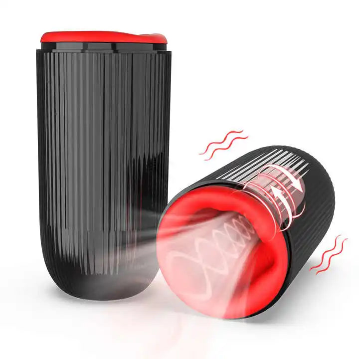 Masturbation Cup Male Telescopic Rotating Masturbator Capsule Auto Sucking Aircraft Cup Piston Sex Products for Man's Vibrators