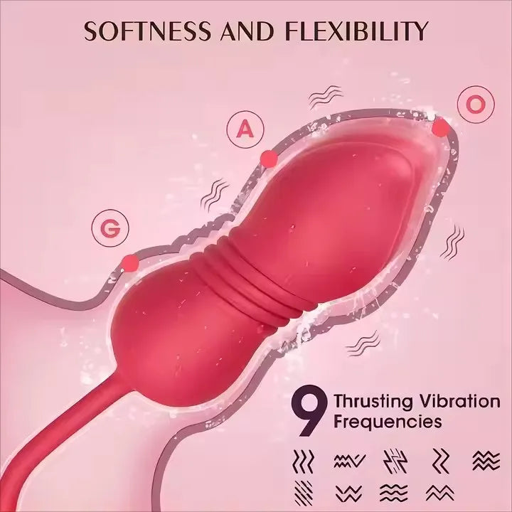 Vibrator Stimulator Clitoris Massager Sex Toys G Spot Women Vagina Suck Sex Products Sucking Clitoral Stimulation Rose Tongue