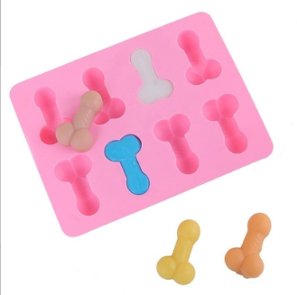 Sex Erotic Peniss Silica gel Cake Mold Ice Mold Party Food Mold Kuso Spoof Gadgets