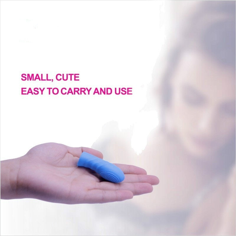 غطاء حماية إصبع تدليك الجسم من السيليكون للنساء، لعبة جنسية للبالغين للنساء، لون عشوائي