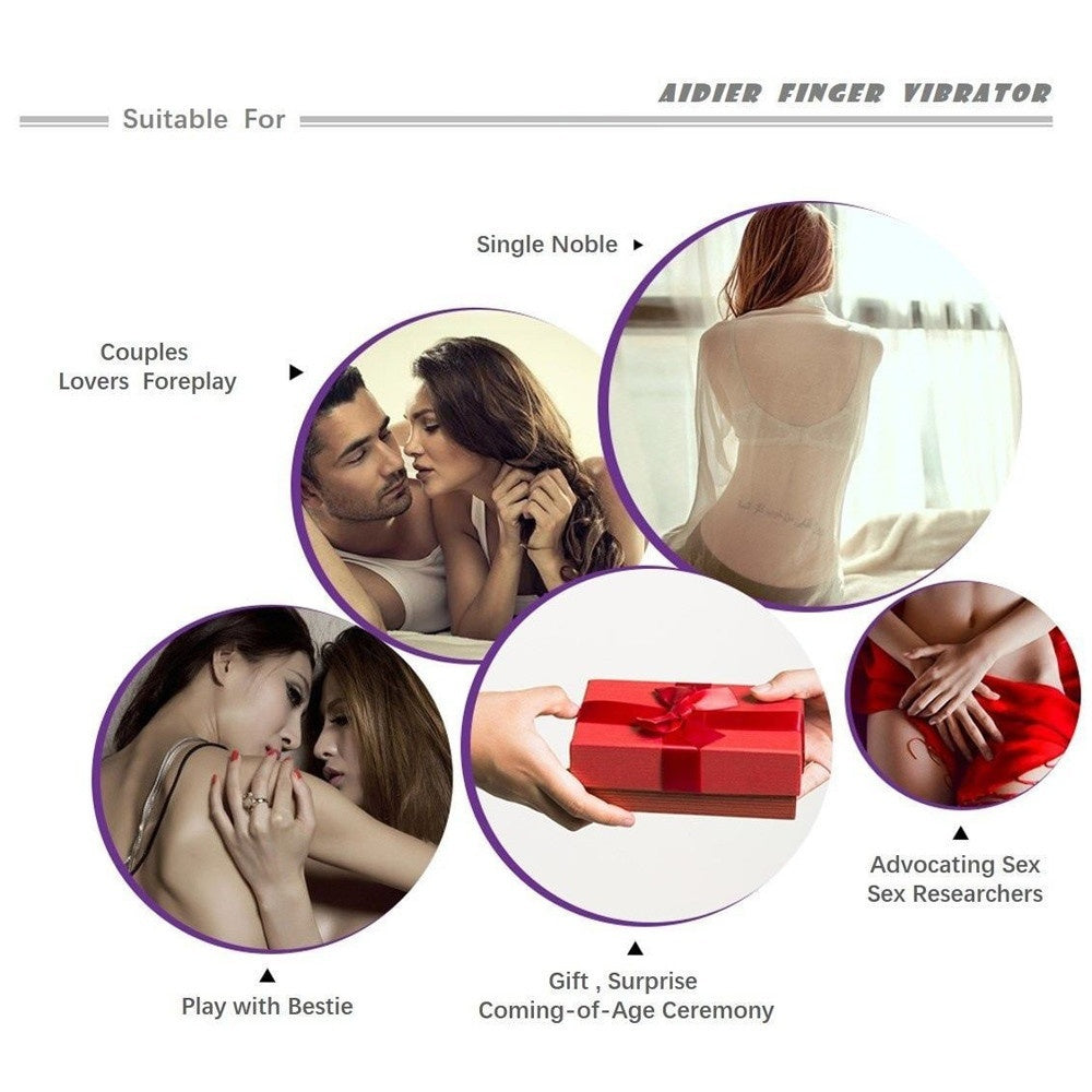 جهاز تدليك الجسم بالإصبع من السيليكون، منتج جنسي للبالغين