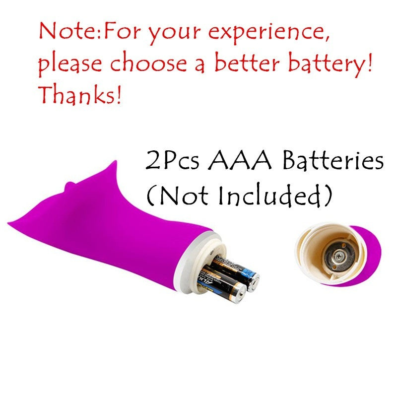 Multi-Speed Pussy Lick Vibrator Silicone Wand Body Massager Electric Vibration Portable Sex Toy for Women