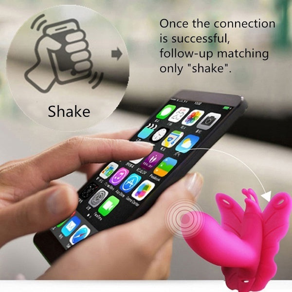 Smartphone Bluetooth Remote Control Waterproof  Smart Butterfly Vibrator Personal Body Massager Vibrator