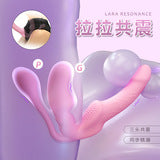 Female masturbator triple shock wearing double-headed dragon lala dildo sex products lesbian les dildo simulation penis