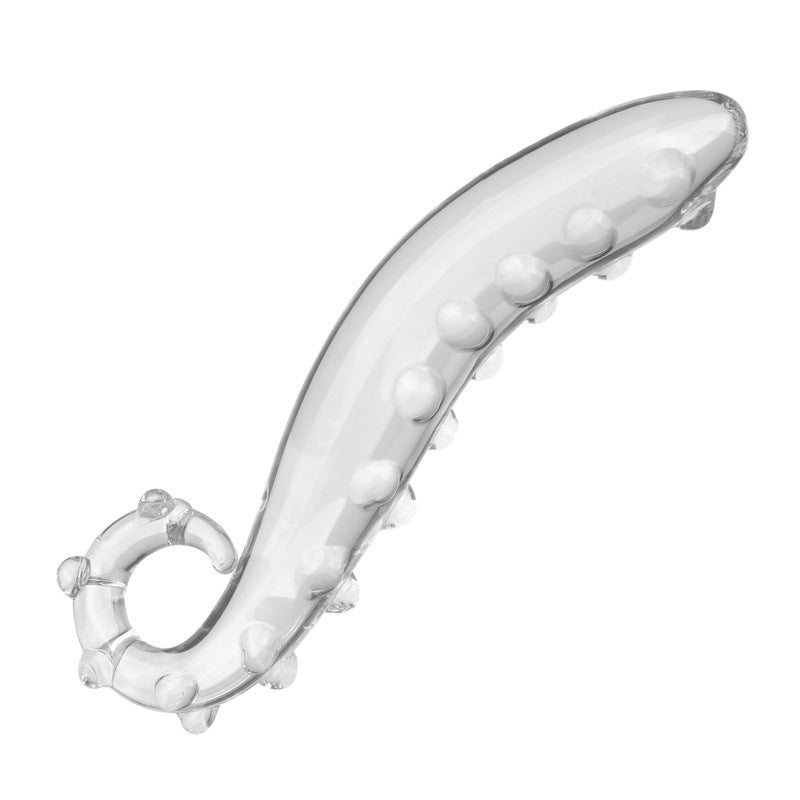 Crystal Mark Manual Crystal Dick Female Backyard Anal Plug Masturbator Glass Rod