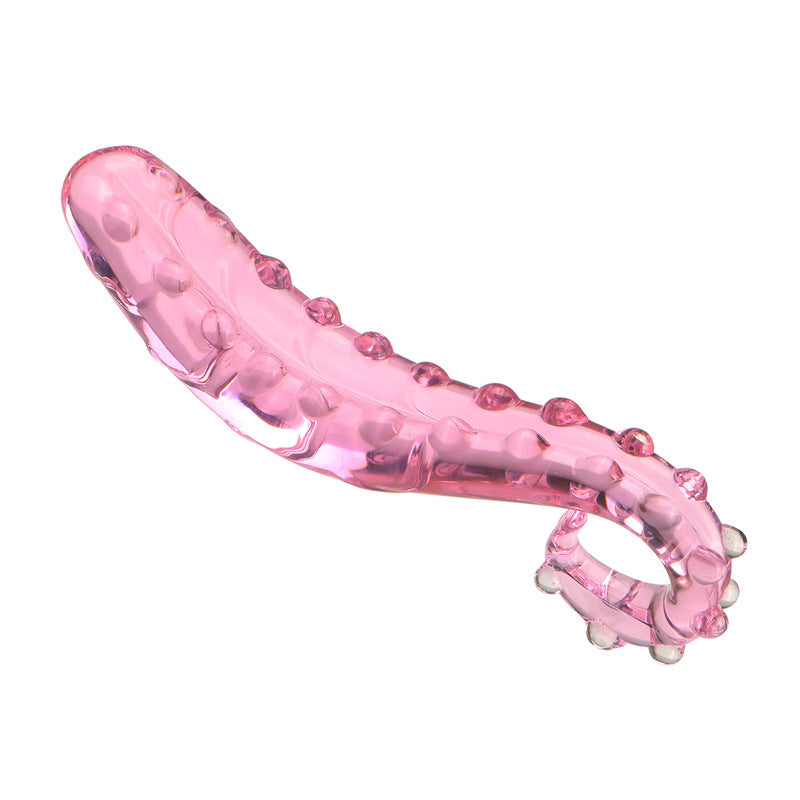 Crystal Mark Manual Crystal Dick Female Backyard Anal Plug Masturbator Glass Rod