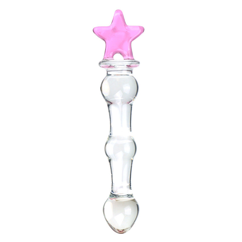 Female backyard bead glass anal plug tail new dick fairy stick anal plug masturbator sex products