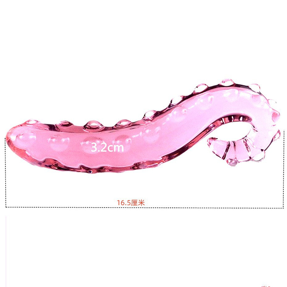 Crystal Mark Manual Crystal Dick Female Backyard Anal Plug Masturbator Glass Rod